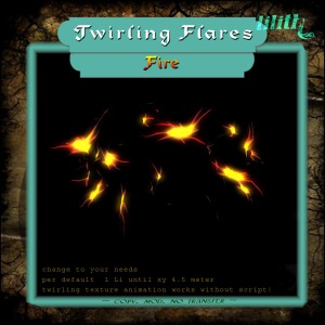 LD Twirling Flares - Fire
