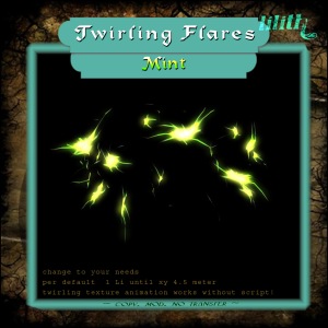 LD Twirling Flares - Mint