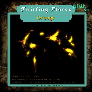LD Twirling Flares - Orange