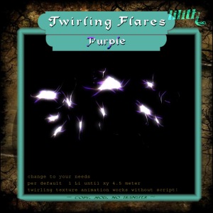 LD Twirling Flares - Purple